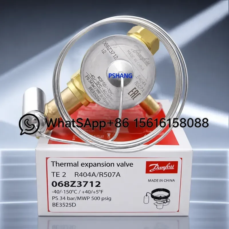 Original Danfoss TE2 Expansion Valve Weld Type 068Z3284 068Z3712 for Air Conditioner Refrigeration System HVAC Cooling Parts