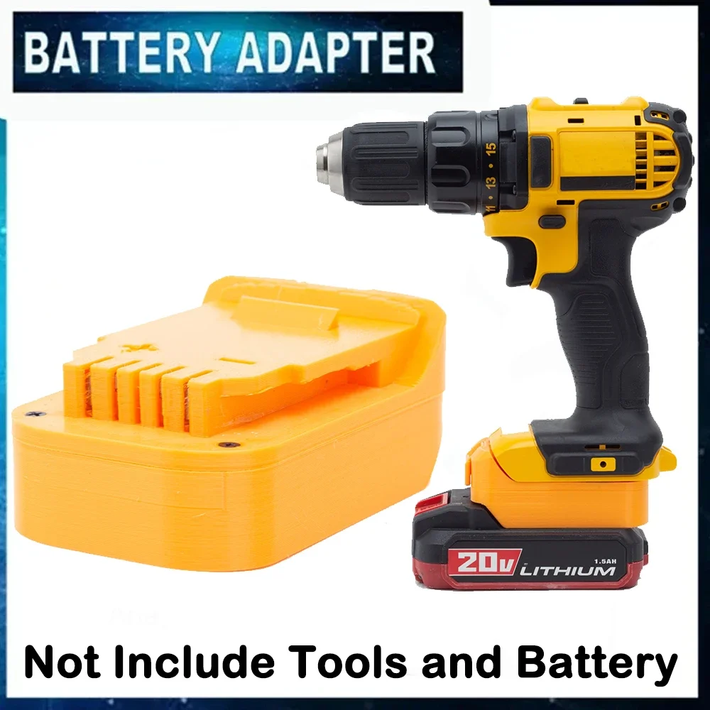 

Battery Adapter For Bauer 20V Lithium Battery To for DeWalt 18V Power Tools Cordless Converter (Battery not included)