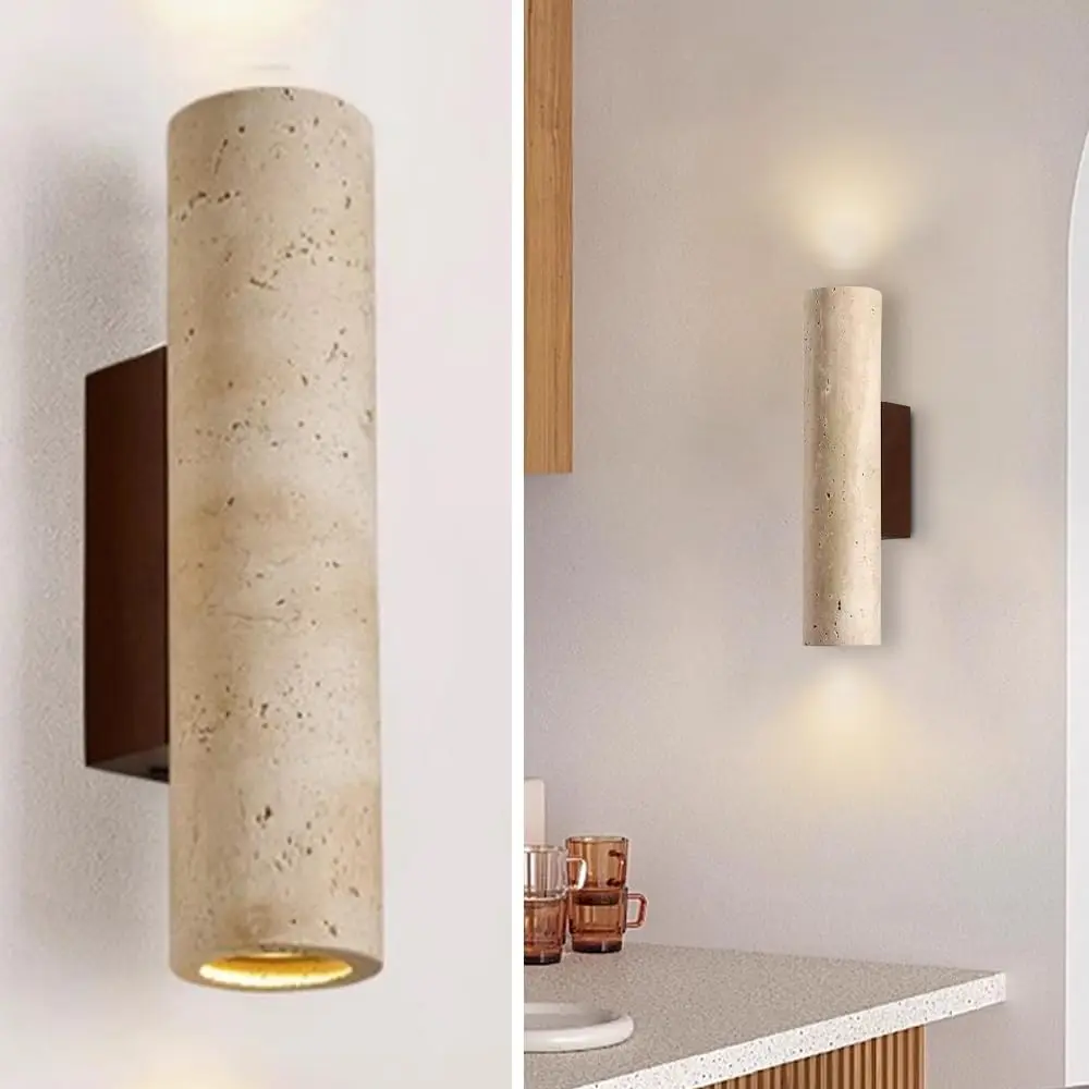 Natural Stone Wall Light Outdoor Waterproof Wall Lamp LED Dressing Table Lamp Staircase Corridor Bedroom Decorative Lighting