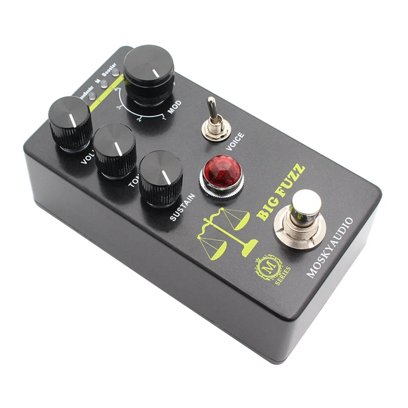 

MOSKYAUDIO BIG FUZZ Guitar FUZZ Effects Pedal True Bypass Function Guitar Effects Processor Accessories