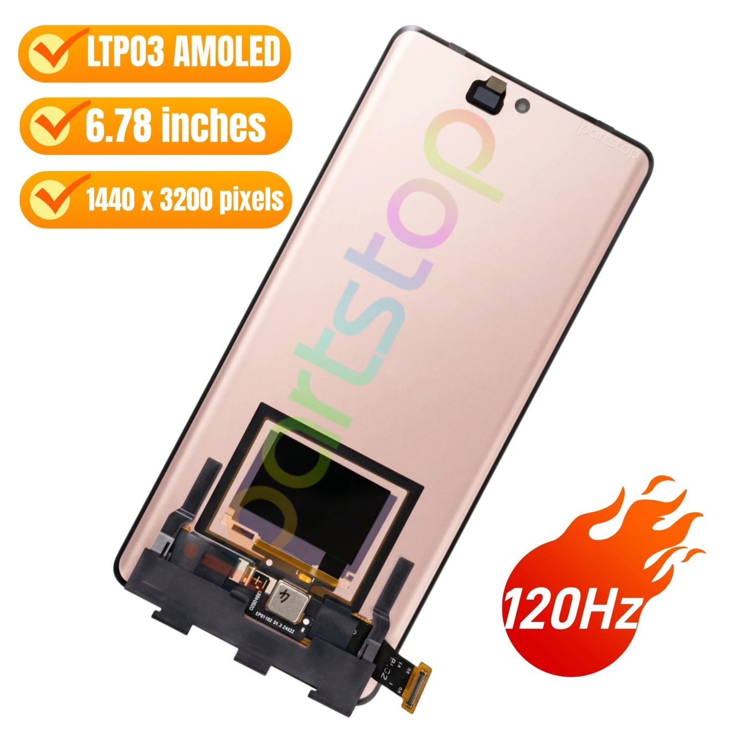 iParts Replacement New Display for iQOO 8 9 10 11 Pro V2141A I2017 V2172A I2022 V2218A V2254A AMOLED Touch Screen Assembly OEM