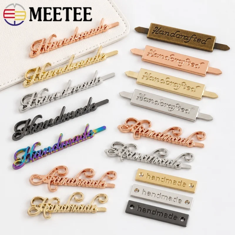 

10/20Pcs 10-50mm Metal Bag Label Tag Buckle Handbag Purse Decoration Clasp Clothes Luggage DIY Handmade Accessory Sewing Repair