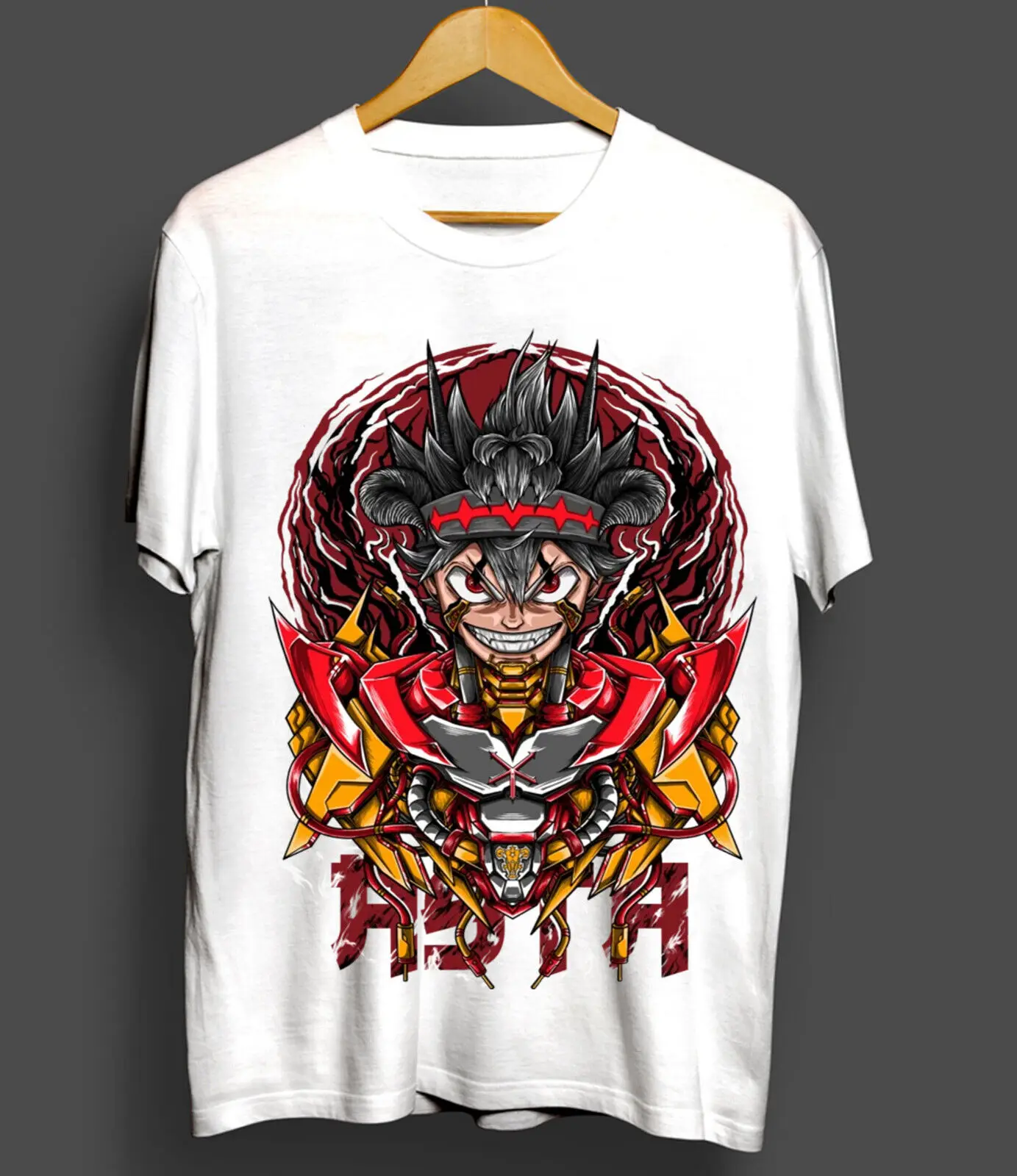 Asta Black Devil Union Tshirt Anime Manga Gifts Asta T-shirt Shirt All Size