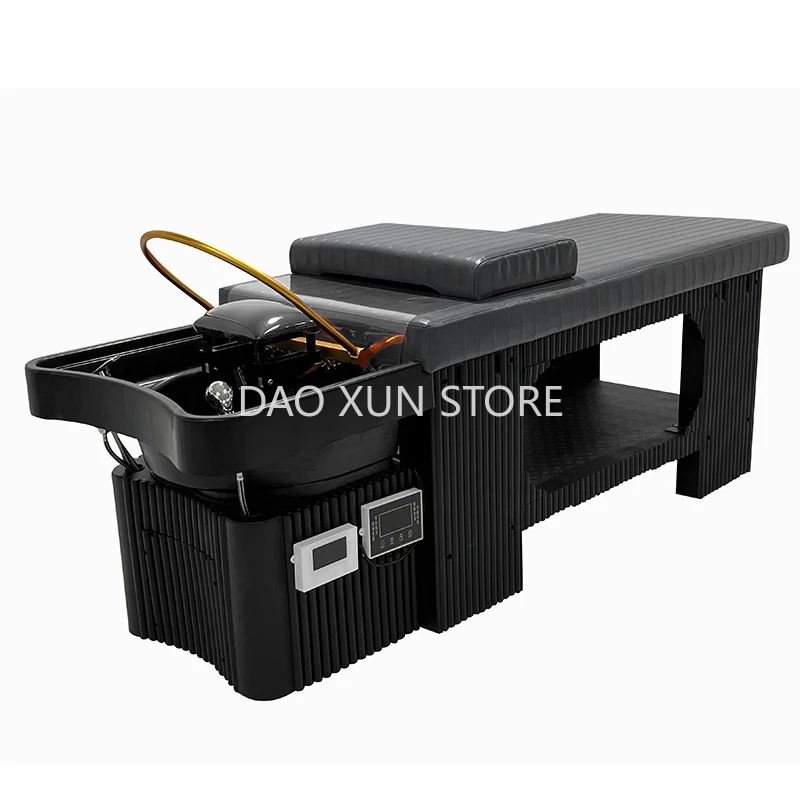 Head Spa Thai Shampoo Bed Sink Phototherapy Water Circulation Hair Washing Bed Luxury Krzeslo Szampon Salon Equipment MQ50SC