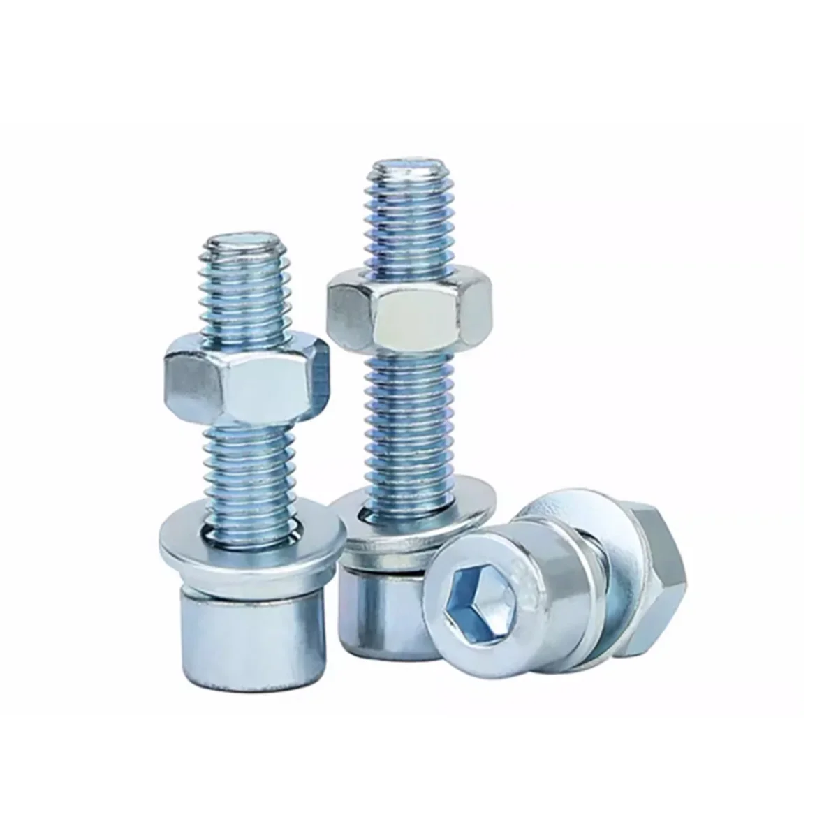 

Screw Nut Bolt Combination 8.8 Grade Galvanized Inner Hexagonal Bolt Set M10M12M14