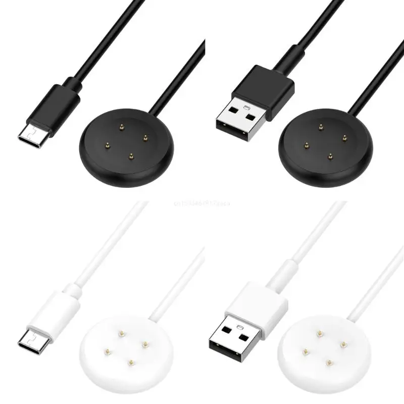 

Type C USB Quick Charging Cable Cord with Attachment Secure Connection Portable Suitable for Watch 3 Dropship