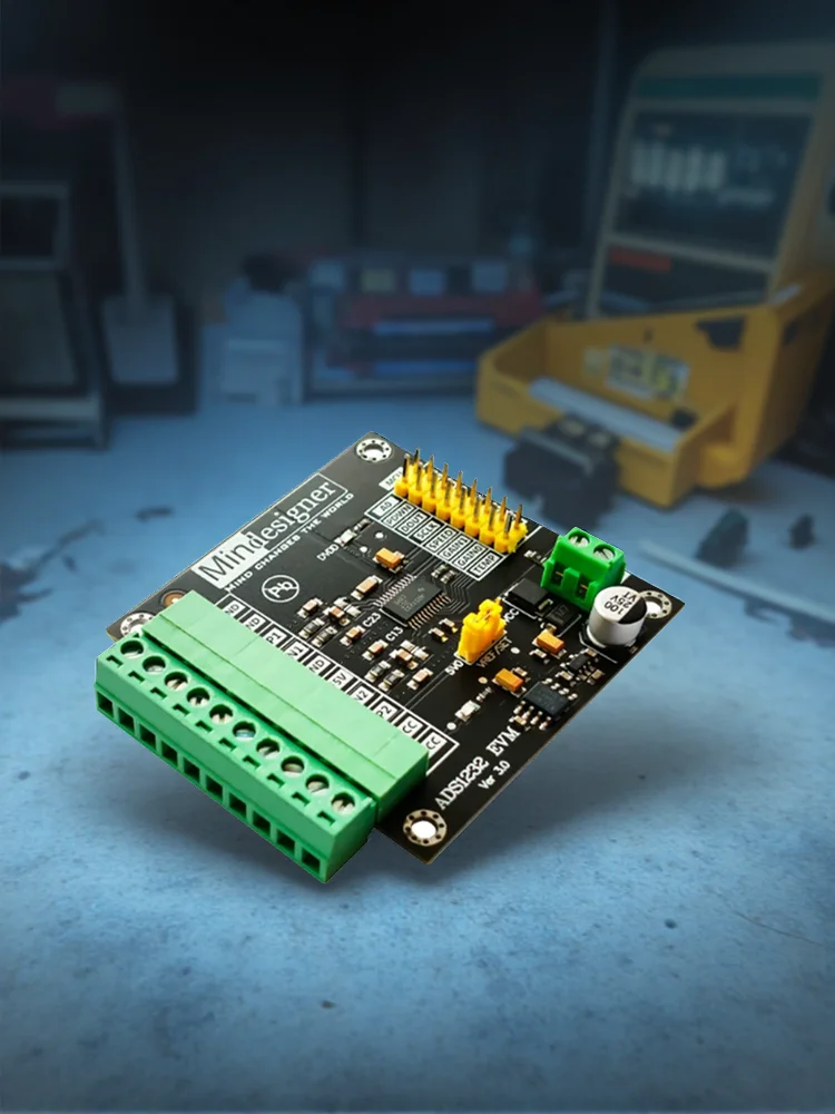 ADS1232-Modul, 24-Bit-Hochpräzisions-ADC-Analog-Digital-Wandler-Modul, ADS1232IPWR