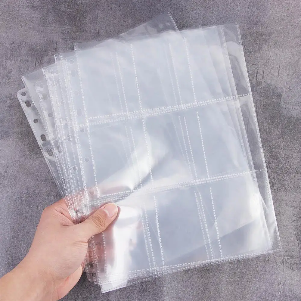 Прозрачный держатель для карт для дома, фотоальбомы, страницы альбомов, рукава для карт, держатели для монет, кошельки для хранения карт, игровые карты