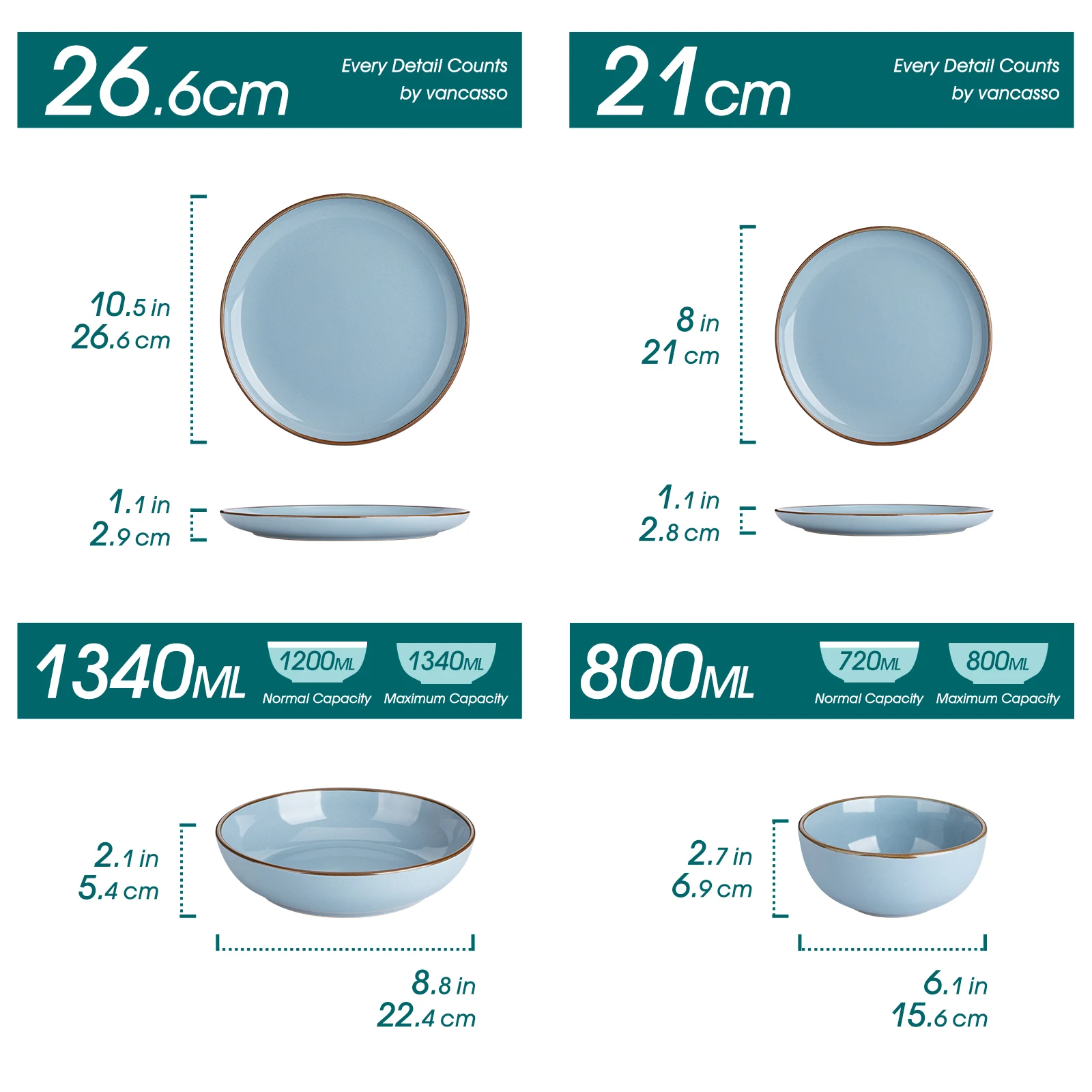 16/32 Piece Ceramic Glaze Tableware Set With Dinner/Dessert/Soup Plate/Bowl For 4/8 Person 4 Color Optional