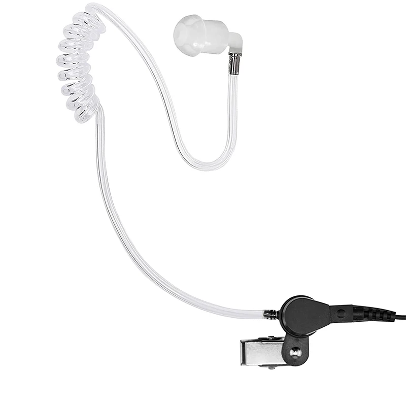 RISENKE Earpiece untuk ICOM IC-F1100DS IC-F24S IC-F14 IC-F11 IC-F21 IC-F4011 IC-F3011 IC-F3013 IC-F3GT, tabung Headset, Walkie Talkie