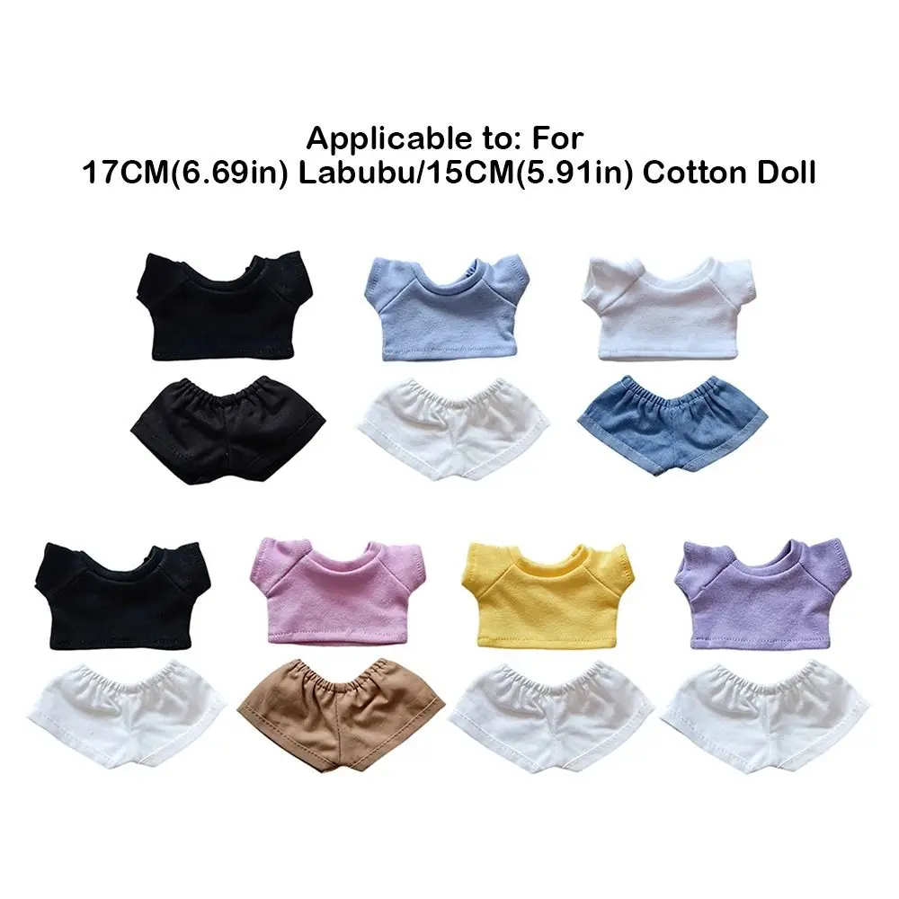 Vintage Per 17 CENTIMETRI Mini Vestiti Per Bambole Fatti A Mano Sostituzione Vestito Accessori 15 CENTIMETRI di Cotone Bambola FAI DA TE Per T-shirt Set Bambola di Cotone