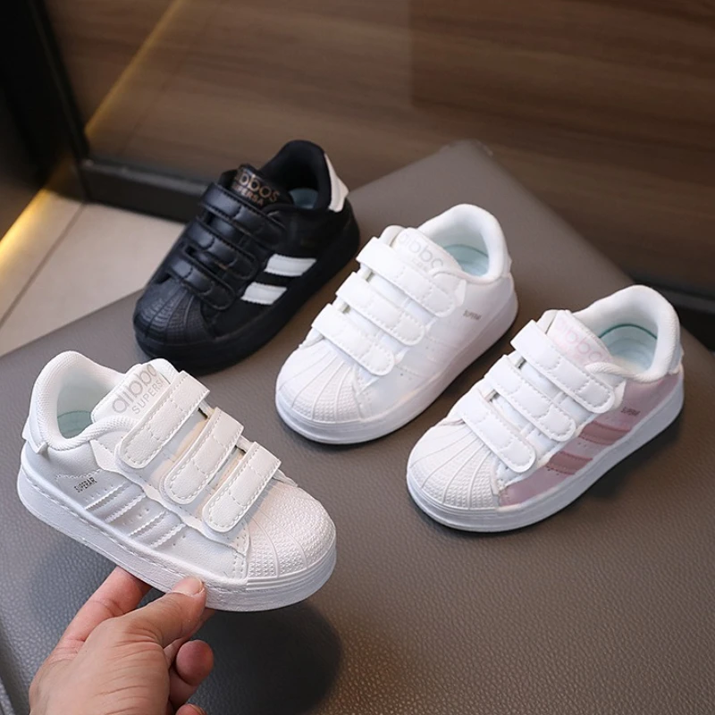 

Summer Sport Shoes For Children PU Leather Ergonomics Kids Sneakers Soft-soled Children's Sneakers Boy's Girl's Tennis Shoes