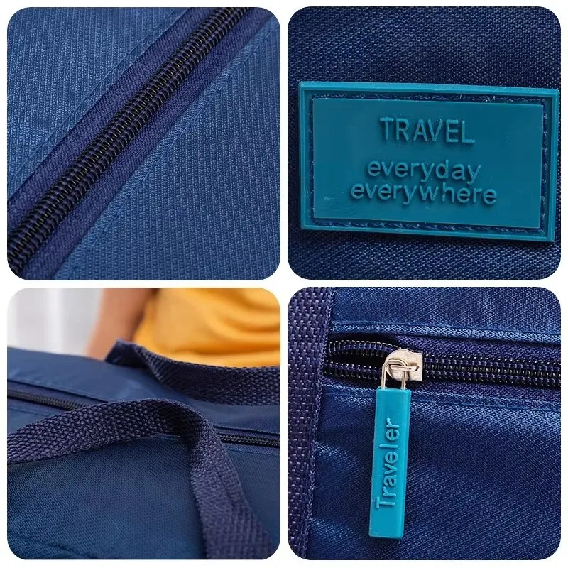 Foldable Travel Duffel Bag Lightweight Travel Bag for Women and Men Tote Carry On Luggage Bag Weekender Overnight Bag view 4