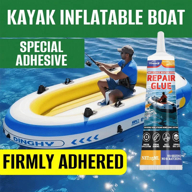 Universal Elastic Repair Glue 20ml Auto Rubber Weather Seals Inflatable Kayak PVC Swimming Float Air Bed Hole Mending Adhesive