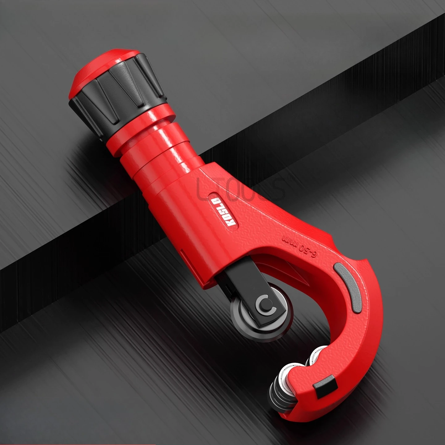 قاطع الأنابيب الدوارة اليدوي المتين متعدد المواصفات قاطع سبائك الألومنيوم شفرة صلابة عالية مع مكشطة إزالة الأزيز