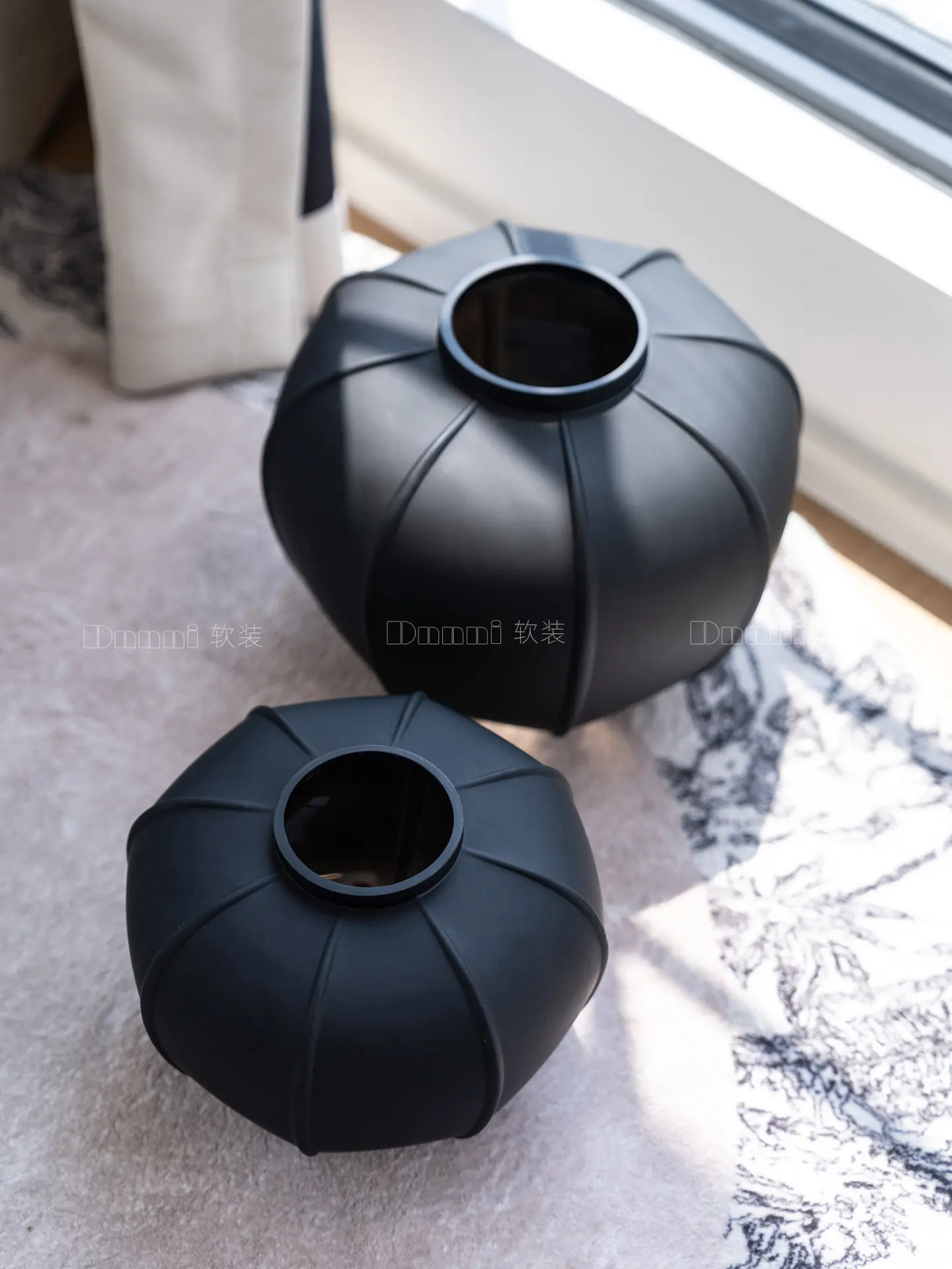 

OrnamentFrench Medieval Lantern Glass Vase Flower Ware Light Luxury Home Living Room Entrance Hotel Decoration Ornament