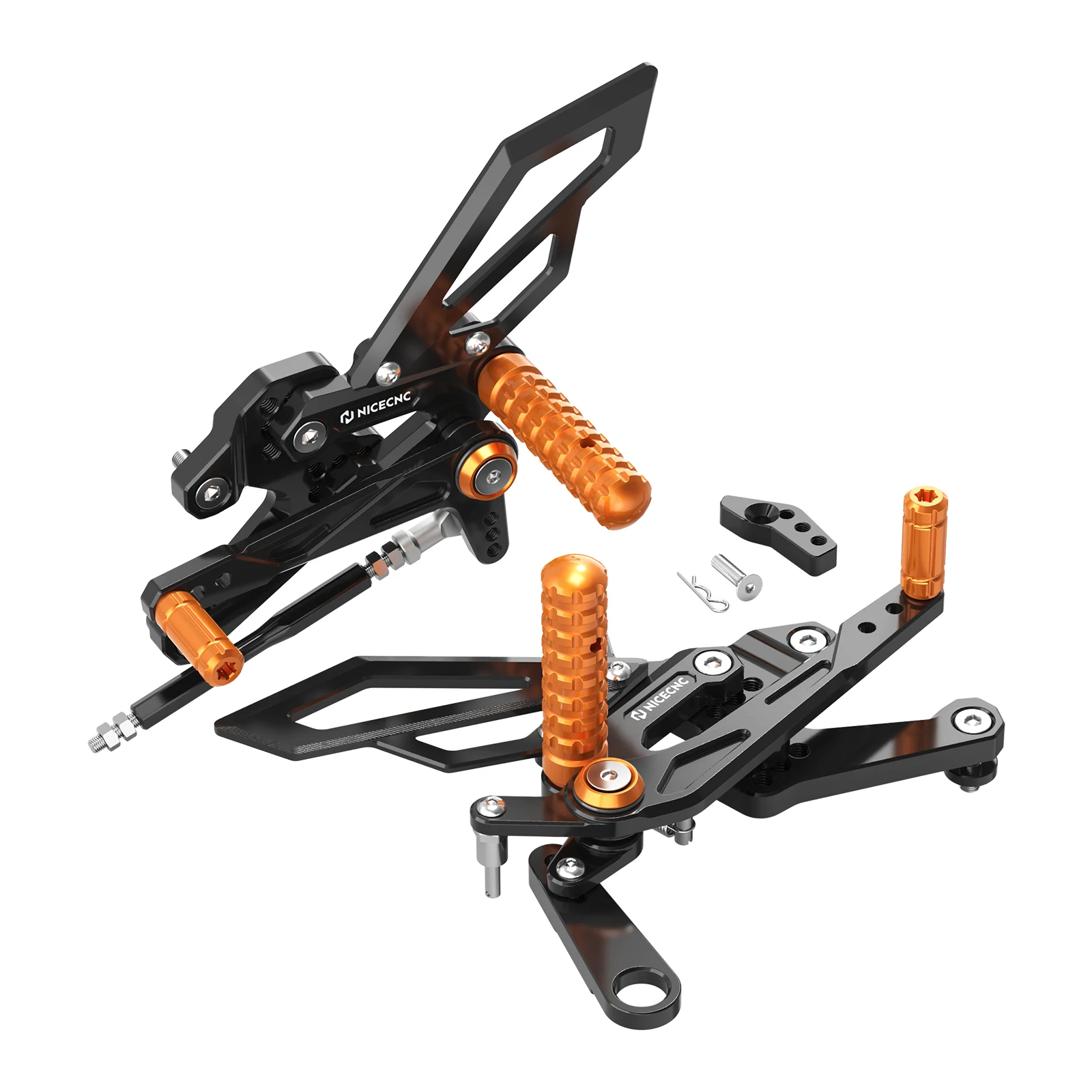 Für KTM 390 Duke 390Duke 2024 2025 2026 Verstellbare Hintere Fußrasten Fußstützen Zehenrasten Schalthebel aus Aluminium Duke 390 2024-2026 – Detail 8