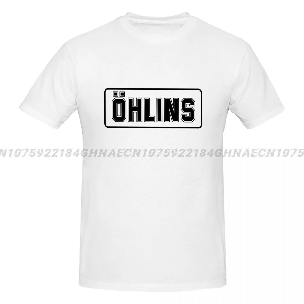 2024 Summer Tees Men Ohlins Moto Accessory 3M Highly Reflective Suspension Modification decoration Motorcycle