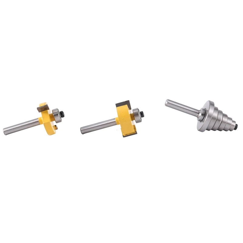 Акция! Шариковый Т-образный нож 1/4X3/8 1/4X1/2 + подшипник + гаечный ключ, внешний диаметр 1-1/4, 31,75 мм, плоская фреза