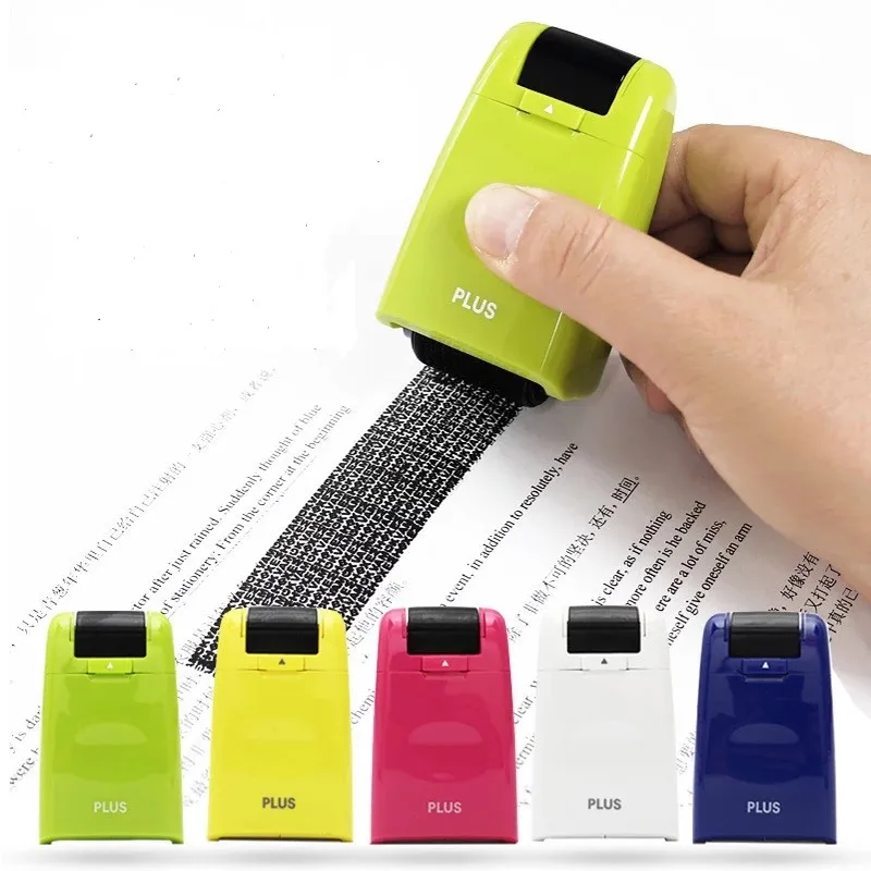 Roller Identity Theft Protection Stamp For Guarding Your Id Privacy Confidential Data New Portable Privacy Protector clear stamp