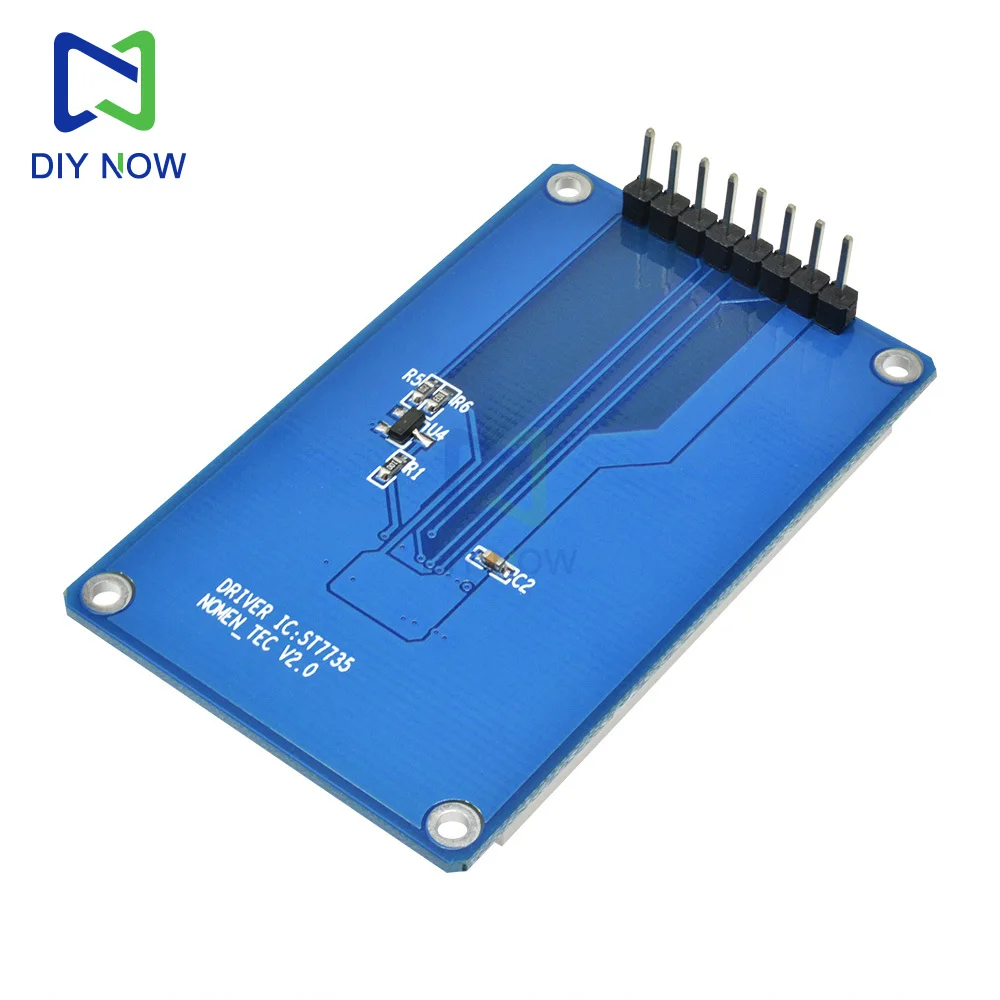 1.8-inch 128x160 TFT LCD Full-Color Display Module SPI Serial Port Module ST7735S 3.3V Replace OLED Power Supply for Arduino
