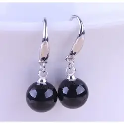 Natural Red Black Stone Drop Earrings For Women Earing Dangle Earring Earings Jewelry Brincos Brinco Oorbellen Gift Wholesale