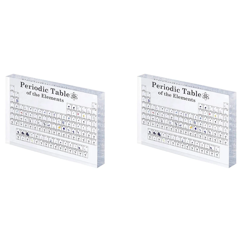 

2X Periodic Table With Real Elements Inside, Real Elements Periodic Table, Tabla Periodica Con Elementos Reales