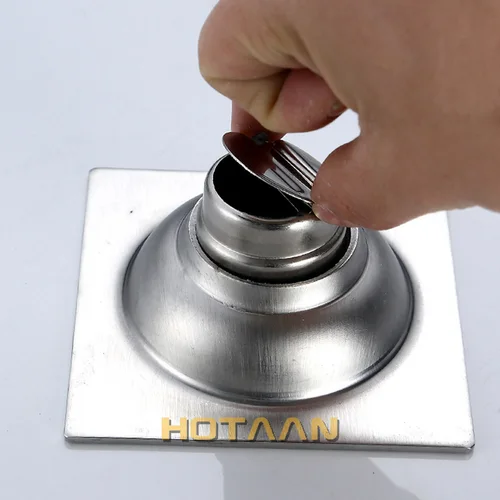 Imagen 2 del producto Desagüe de Ducha Grueso SUS 304 # Desagüe de suelo de acero inoxidable, baño ordinario, inodoro, cocina, balcón, dedicado a prevenir olores