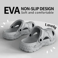 2026 Summer Hot Sale Men's EVA Sandals Summer Thick Soft Soled Outdoor Wear Beach Casual Sports Perforated Shoes Plus Size 48-49 5