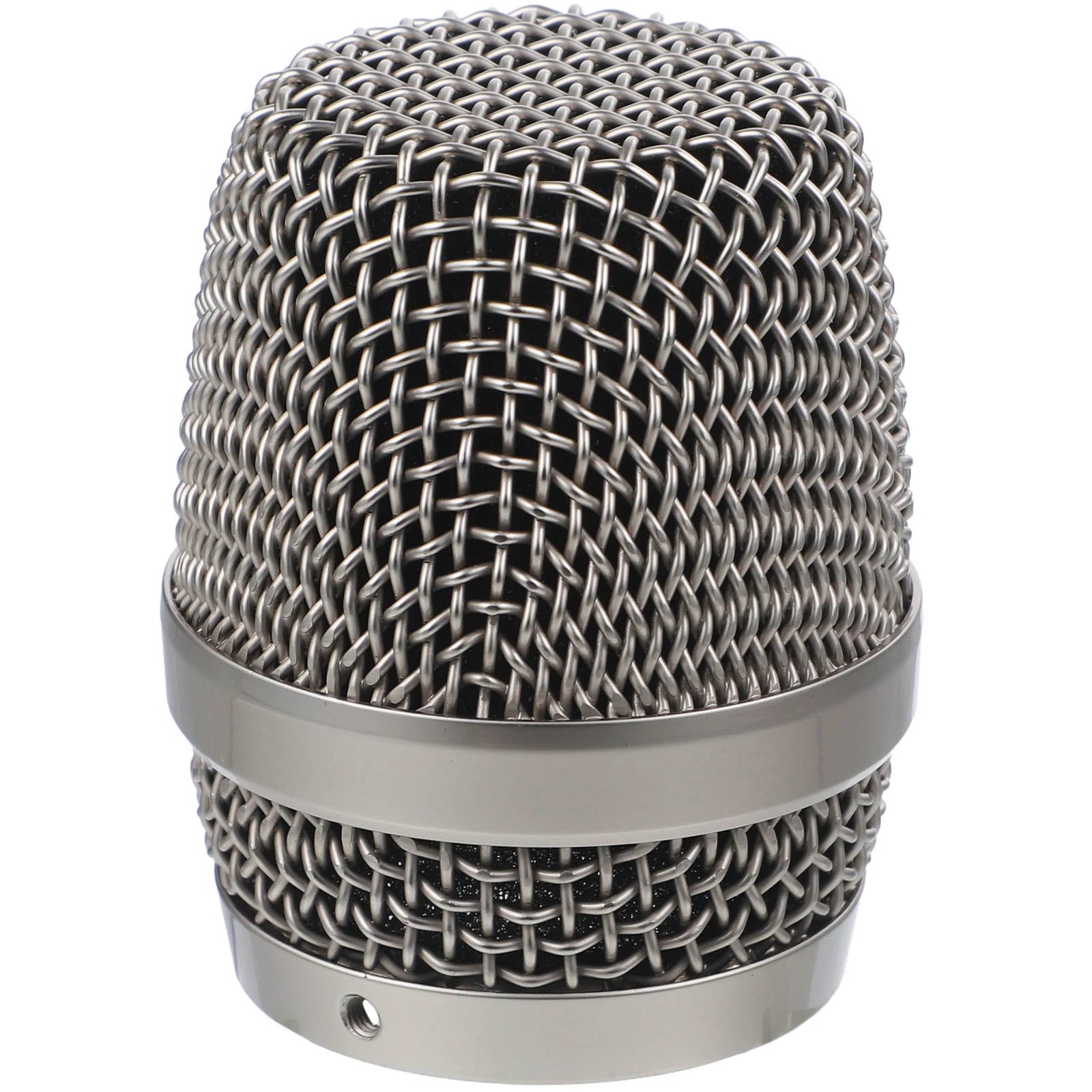 

Wireless Microphone Metal Mesh Grille Ball Head Replacement Sponge Durable Mic Accessories Stage Concerts Events Weddings Live