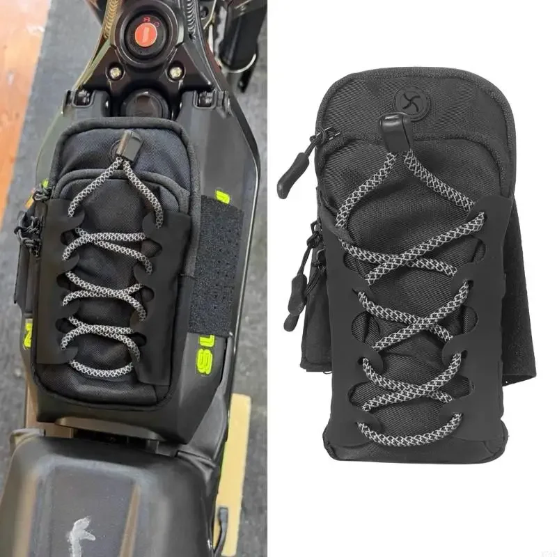 

Convenient Reflective Motorcycle Storage Bag With Easy Installation For Commuting And Organizing Gear On Adventures