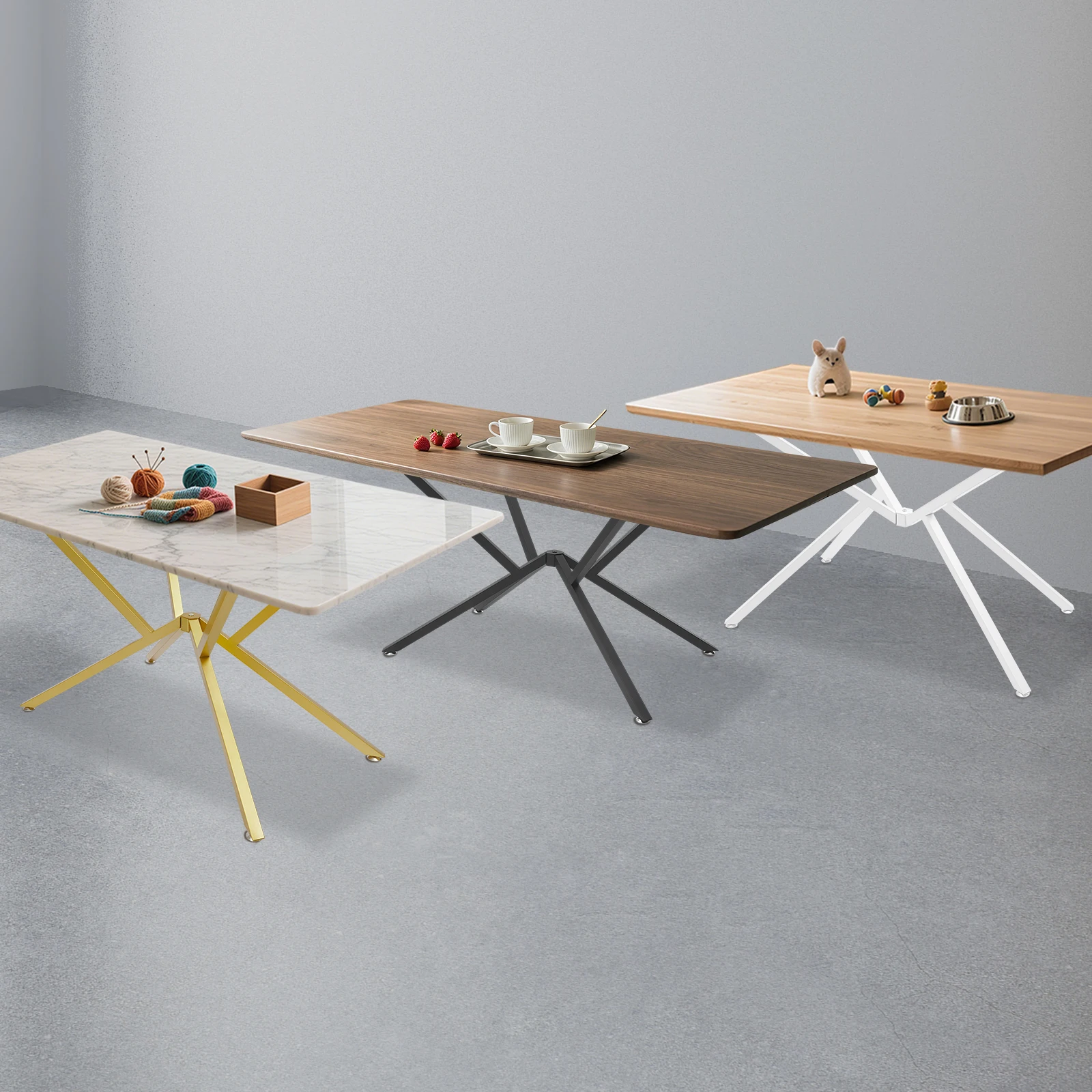 

Modern Metal Table Legs Table Crossed-leg Modern Table Legs