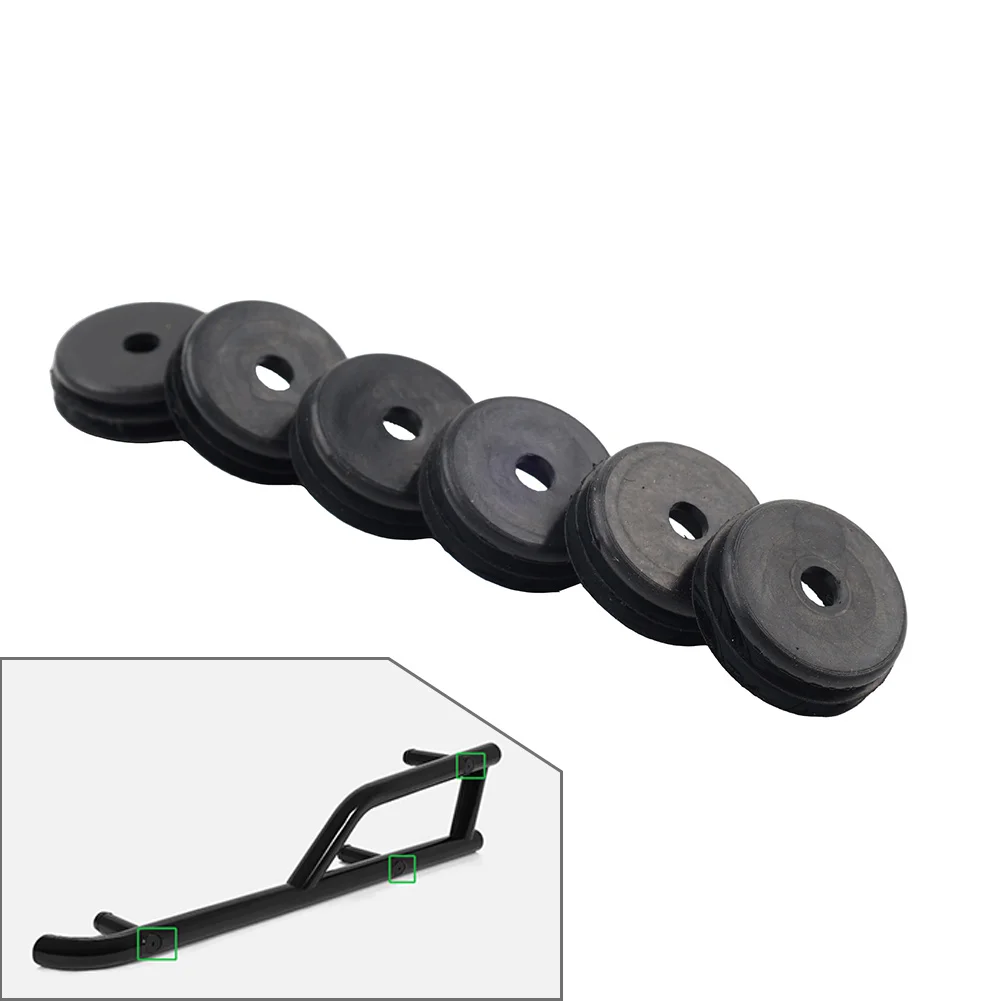 Motorcycle Side Nerf Bar End Cap Plug 5450653 6pcs For Polaris General 1000 XP 1000 16-2025