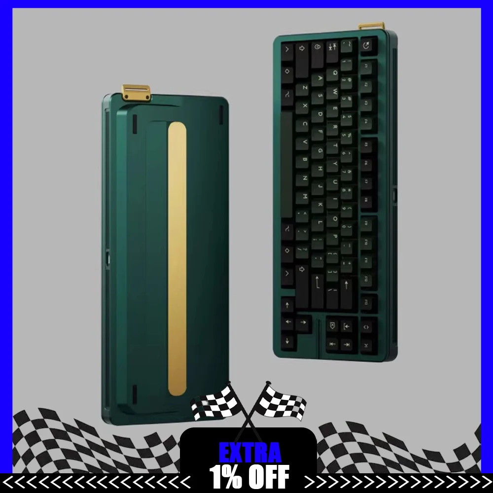 

KBDfans GT-80 Keyboard Aluminum Shell GT 80 Magnetic Axis Wooting 80HE Magnetic Axis Keyboard Aluminum Shell For Pc Accessories