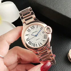 Luxury Top Brand Watches for Women 2023 Fashion Stainless Steel Women Quartz Watch Elegant Rose Gold Ladies Watch reloj mujer