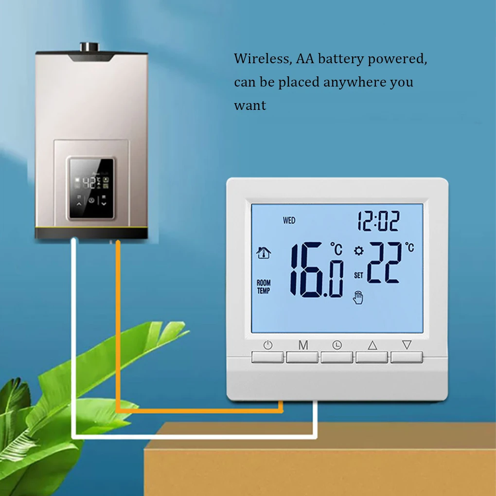 

Thermostat with Backlight Temperature Controller Meter LCD Regulator