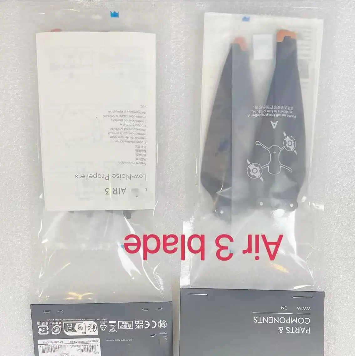 Original Replacement Propellers For DJI AIR 3 Spare Parts Props Drone Light Weight Props Blade Wing Fans For Air 3 Accessories - Image 4