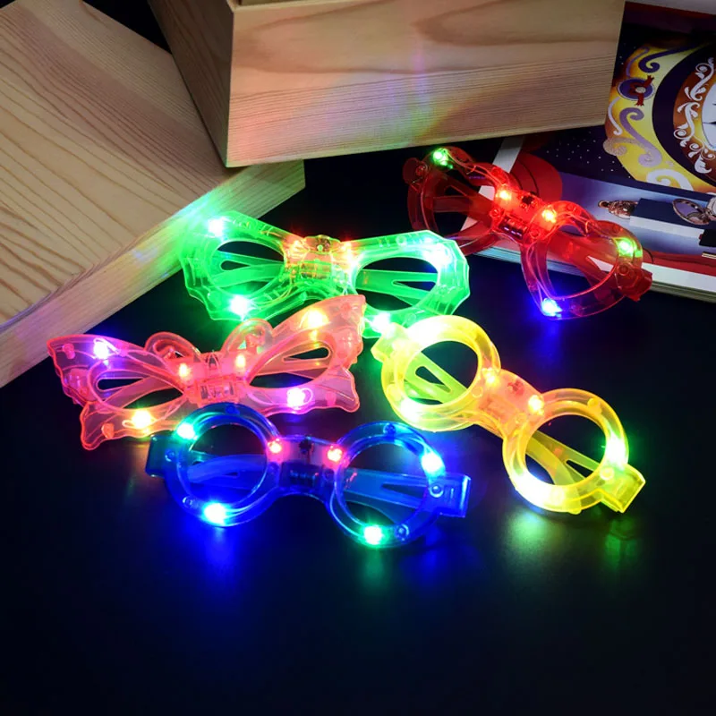 Led lighted mixed 6 Model flashing flashing flashing party glasses 12 pcs