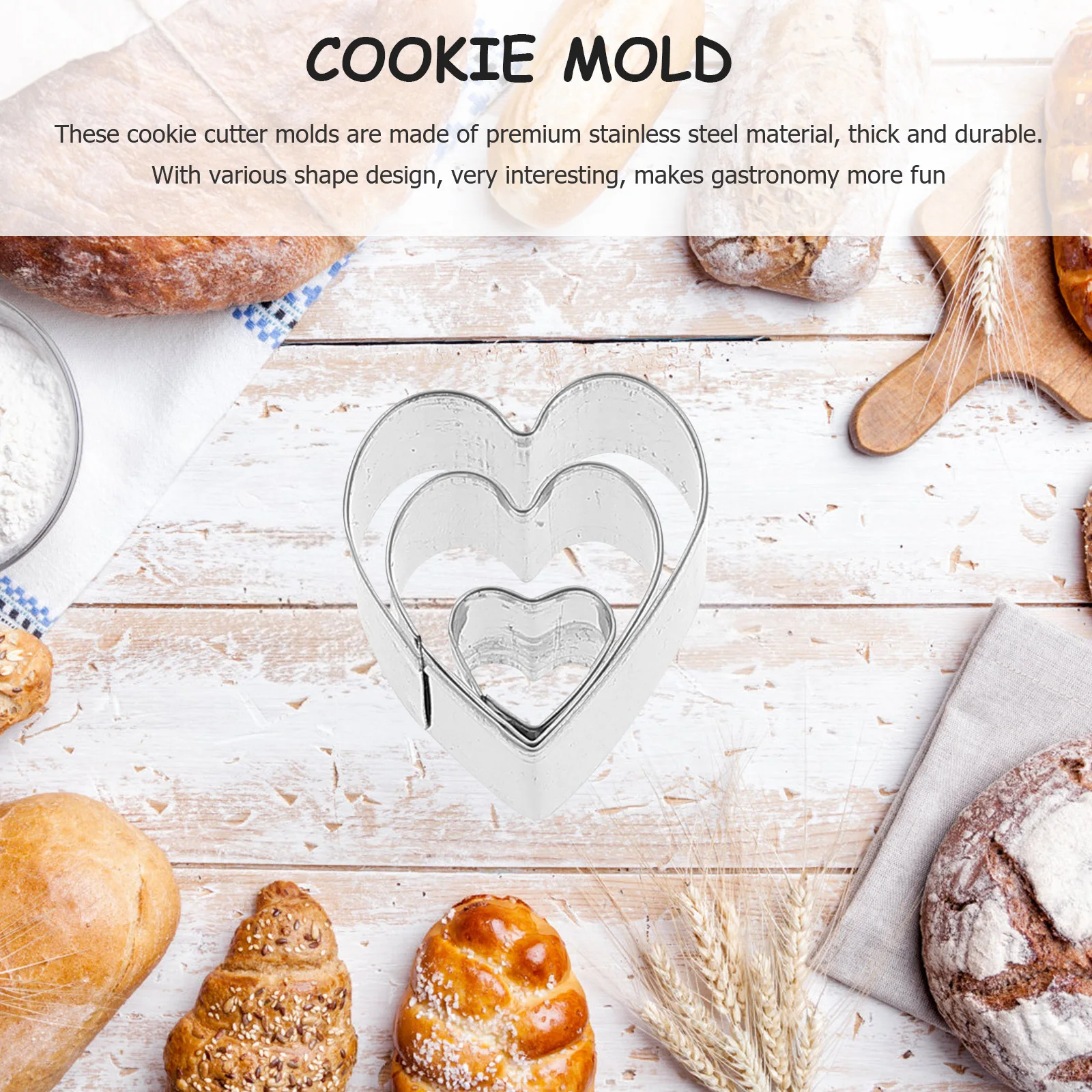 

33pcs Turkish Ring Cookie Cutters Stainless Steel Baking Molds For Festival Cookies Diy Dough Art Round Cutter Set Cookie Baking