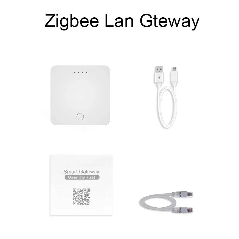 Tuya Smart Zigbee 3.0 Gateway - Hub LAN dla inteligentnego domu, współpracuje z Alexa i Google Home, bezprzewodowe sterowanie przez aplikację