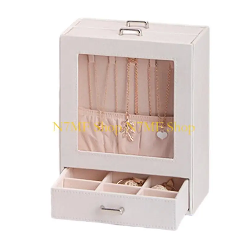 

N7MF Jewelry Holder Accessory Jewelry Storage Box Jewelry with Clear Window