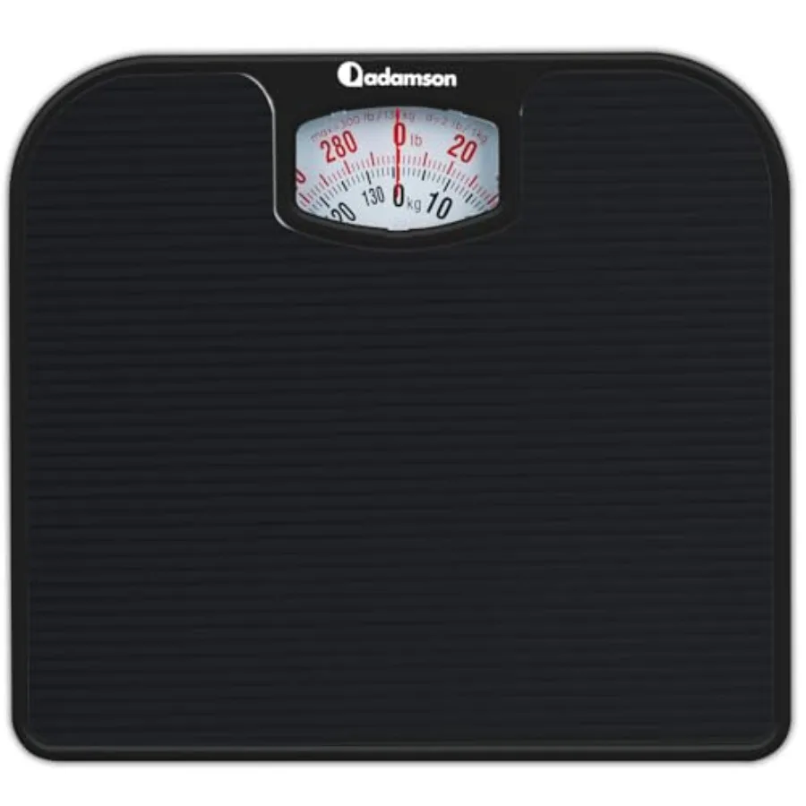 

A21 Analog Scales for Body Weight - Up to 300 LB - New - Anti-Skid Rubber Surface - Large Numbers - Analog Bathroom Scale - Aff