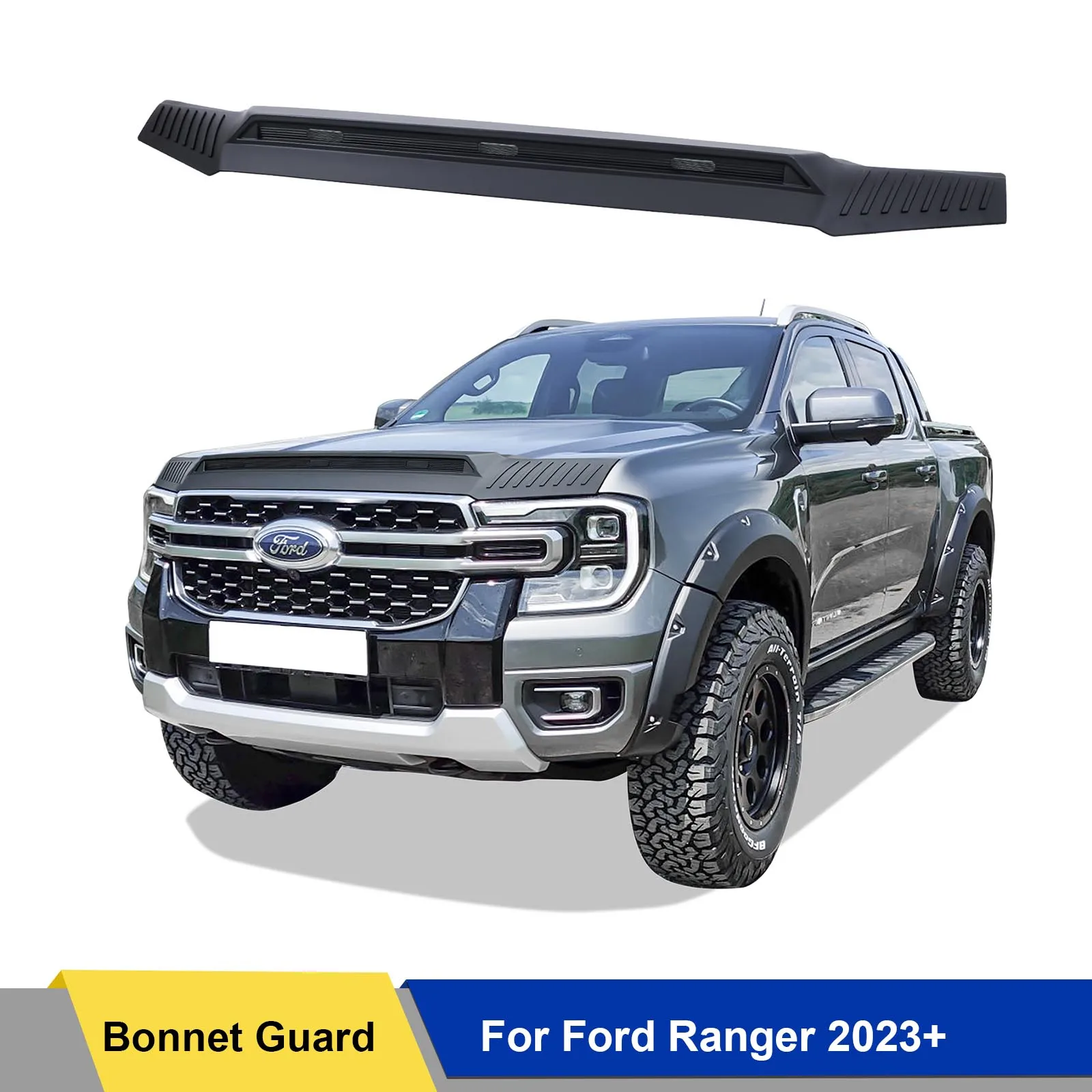 Car Next Gen Accessories Bonnet Guard Bonnet Protector For Ford Ranger T9 2023 2024 Wildtrak XLT XLS XL Sprot