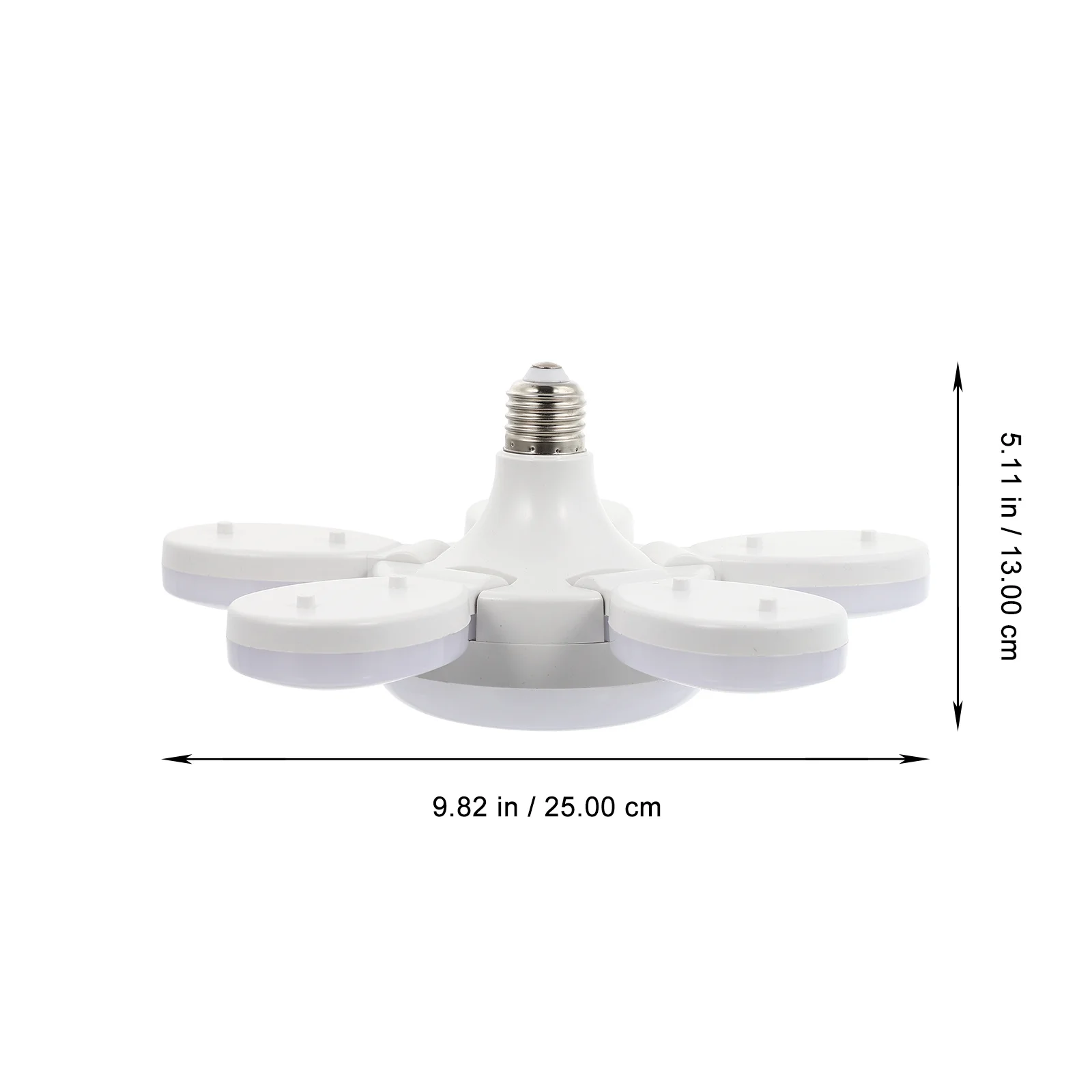 1 stuks bloemblaadje opvouwbare garagelamp LED-plafondlamp snel verstelbaar decor garagelamp plafondlamp