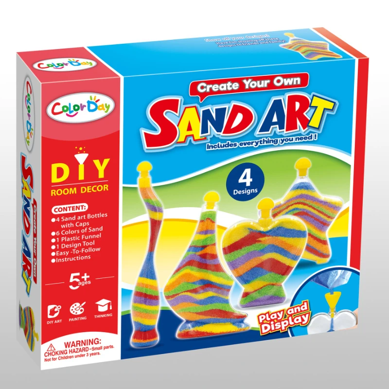 Arte de areia que brilha no escuro, garrafa colorida diy com glitter de areia, brinquedos educativos para crianças, acessórios de decoração de casa, presentes para crianças