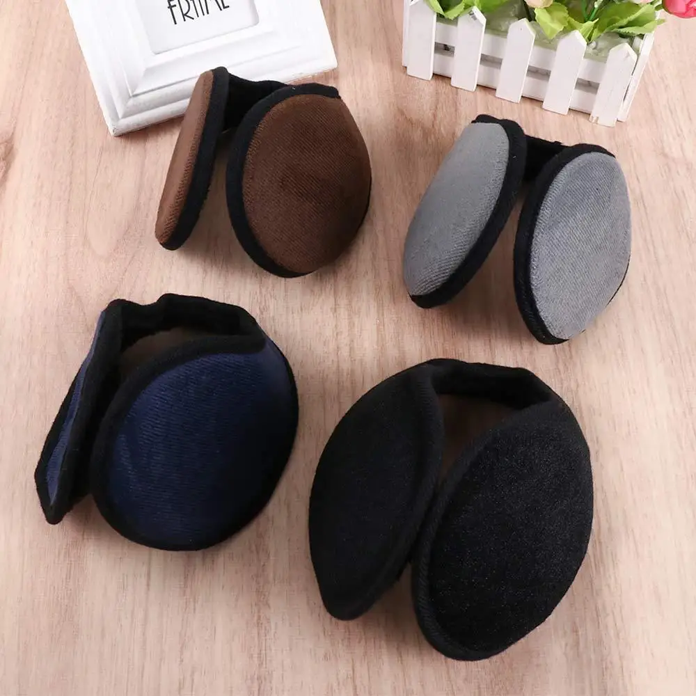 Fashion Winter Soft Windproof For Adult Solid Color For Female Earflap For Male Ear Warmers Plush Earmuffs Ear Cover Earcap