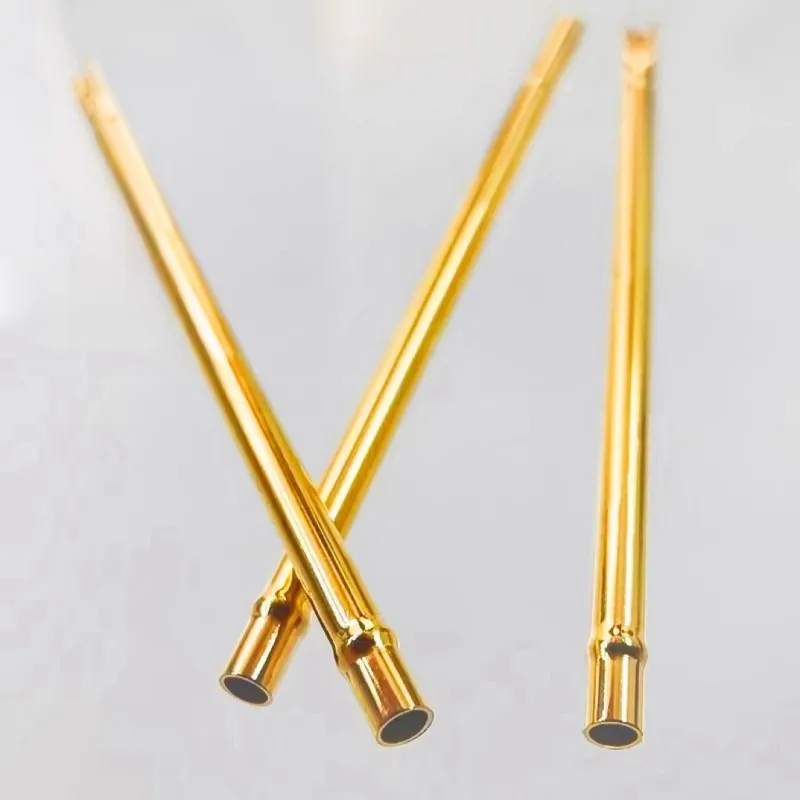 20/100PCS RL75-2S Test Pin PL75-B1 Receptacle Brass Tube Needle Sleeve Seat Solder Connect Probe Sleeve 30mm Outer Dia 1.32mm