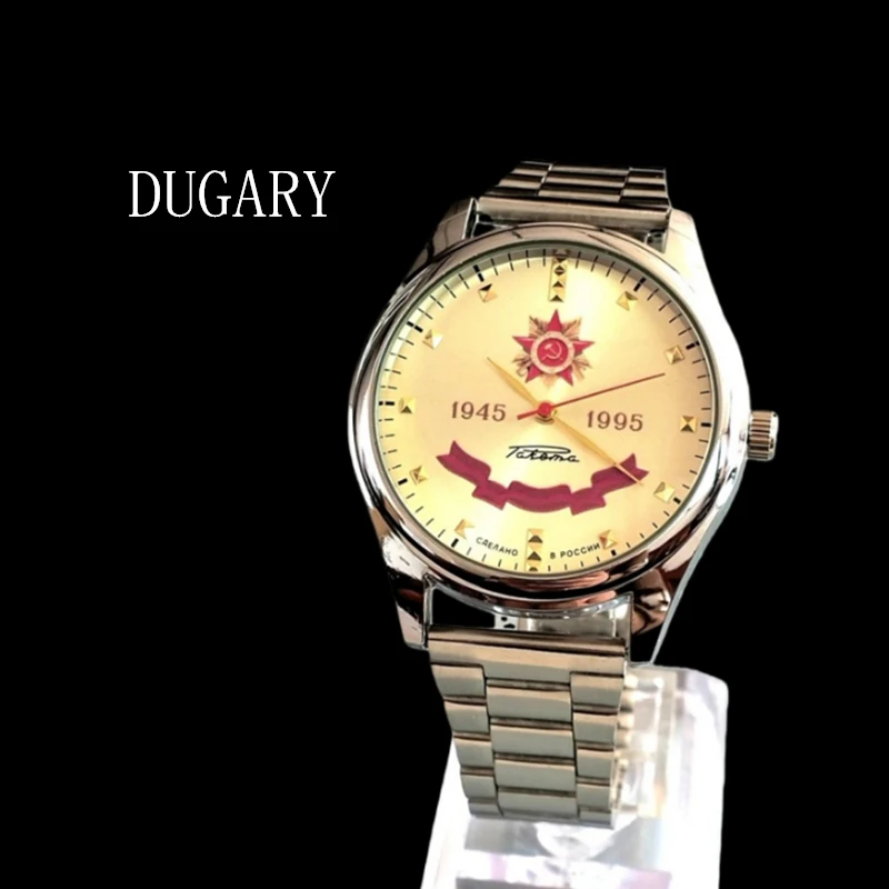 

DUGARY China vintage quartz watch for men Pilot Military Male Brand Wristwatches shockproof business Relogio Masculino Clock