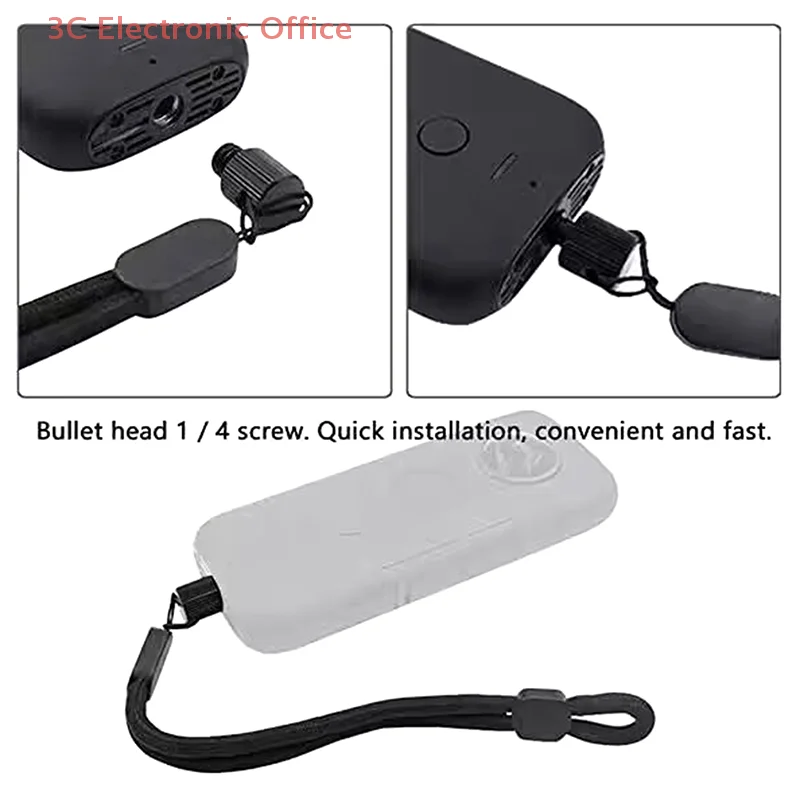 Wrist Hand Strap For Insta360 X4/X3/ONEX2/X Anti Lost Lanyard With 1/4 Screw Connector Hand Rope
