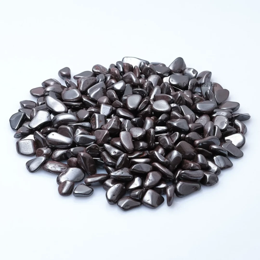 Hematite Chip Stones, Small Hematite Stones, Hematite Polished Crystal, Tumbled Gemstone, Decorating The Corners of The Room